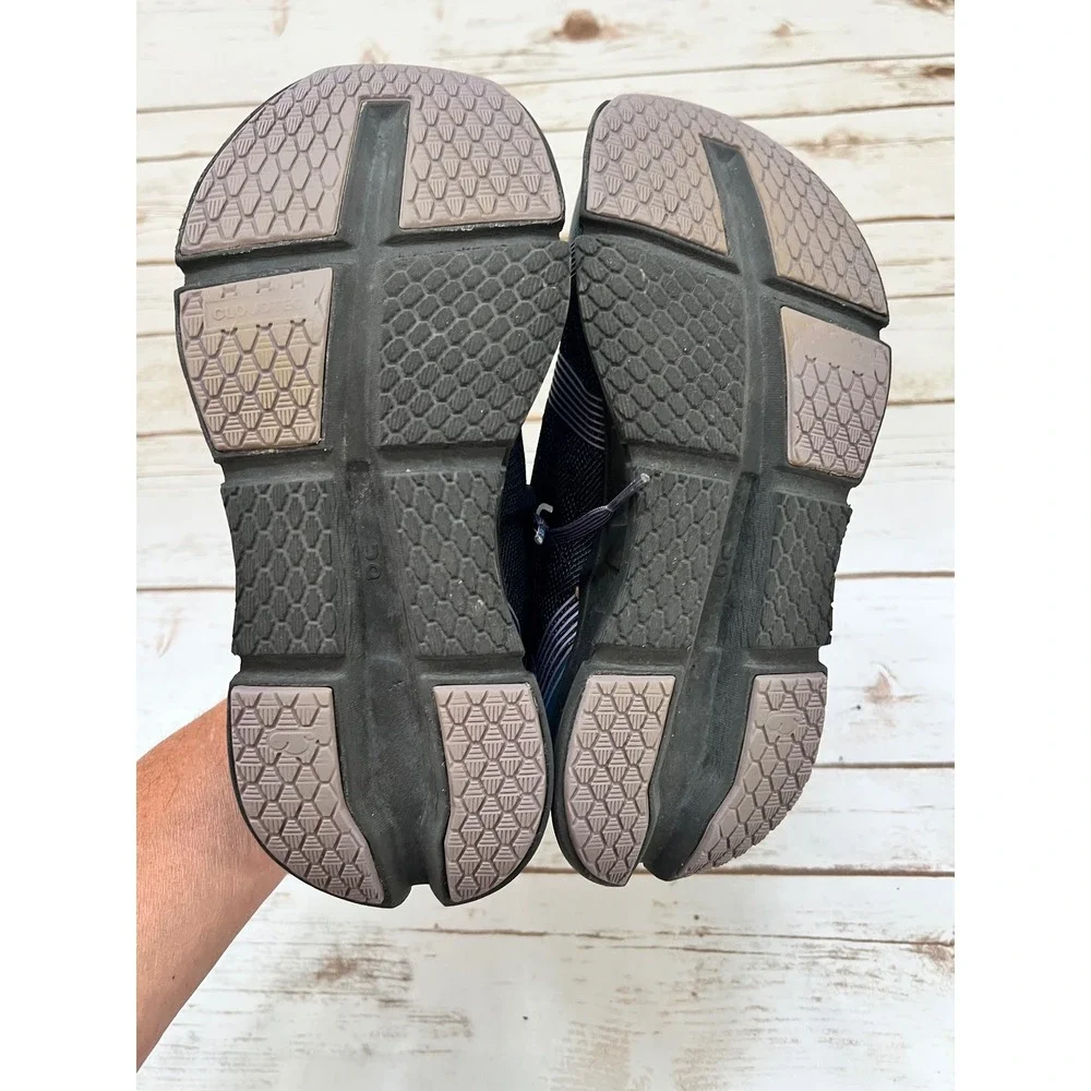 On Cloudstratus Running Shoes Dark Teal Black Max Cushion Women 9.5